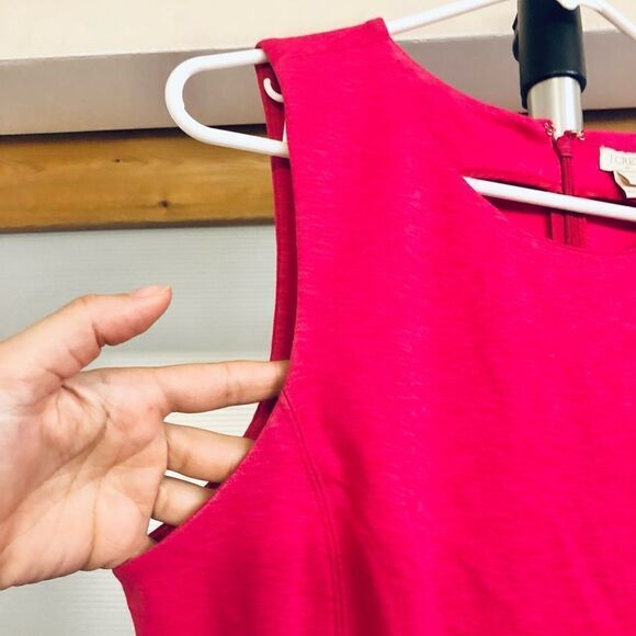 J Crew Factory Pink Sleeveless Midi Dress‎ / Sz M - Picture 3 of 8